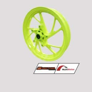 aro-del-dy200wolf-ve ARO MAGNESIO DEL. DY200 WOLF/MAVERICK 250/RANGER SPORT CFZ250/HONDA CB190R F/DISCO VERDE GENUINO