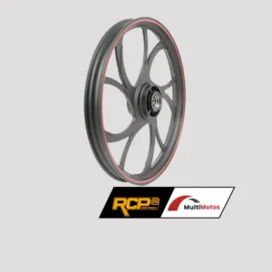 ARO MAGNESIO DEL. THUNDER B52 F/DISCO 1.40X18 NEGRO LINEA ROJA RCP
