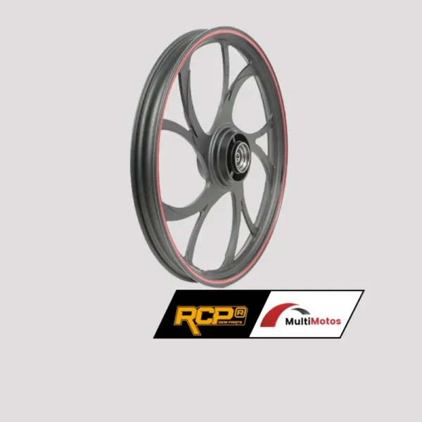 ARO MAGNESIO DEL. THUNDER B52 F/DISCO 1.40X18 NEGRO LINEA ROJA RCP