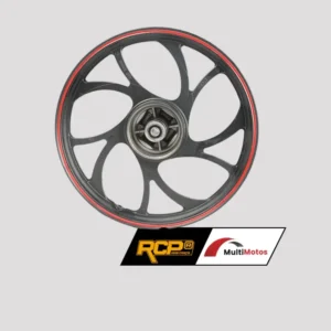 ARO MAGNESIO POST. TUNDER B52 1.60X17 NEGRO LINEA ROJA RCP