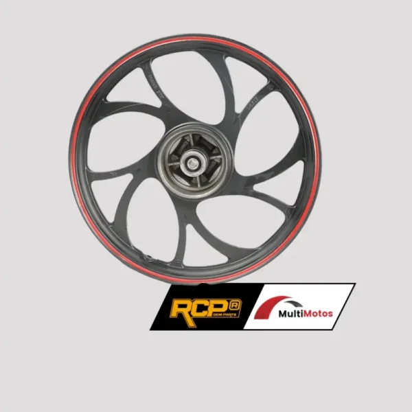 ARO MAGNESIO POST. TUNDER B52 1.60X17 NEGRO LINEA ROJA RCP
