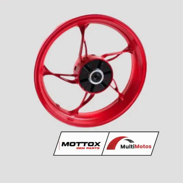 ARO MAGNESIO POST. TUKO CR5 250 F/DISCO 3.50X17 ROJO MOTTOX