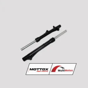 BARRAS TELESCOPICAS SHINERAY XY125-7 CABALLITO F/DISCO LT: 490 DM: 26MM NEGRA MOTTOX
