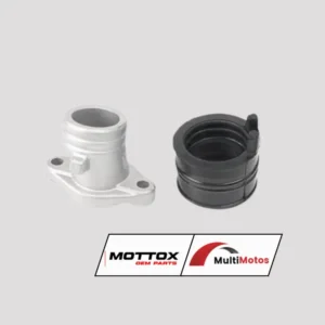 BASE CARBURADOR BAJAJ BM150 ALUMINIO CAUCHO MOTTOX