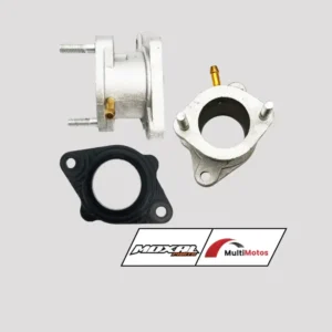 BASE CARBURADOR DY200 WOLF ALUMINIO CABALLITO MOXAL