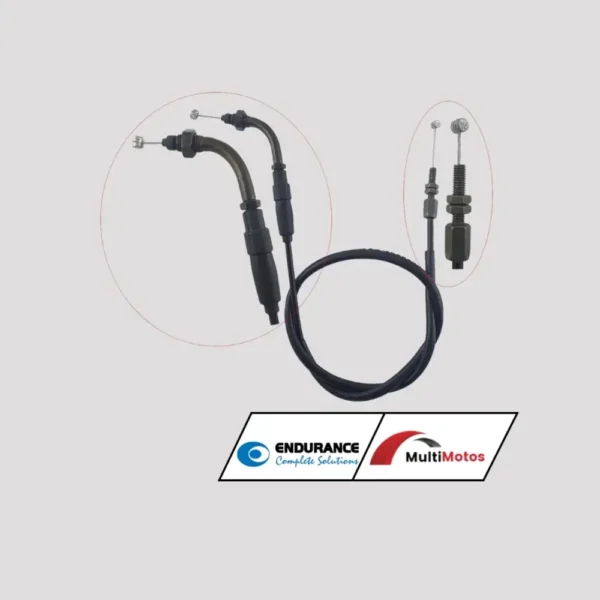 CABLE DE ACELERADOR BAJAJ PULSAR 135 LT: 900mm ENDURANCE