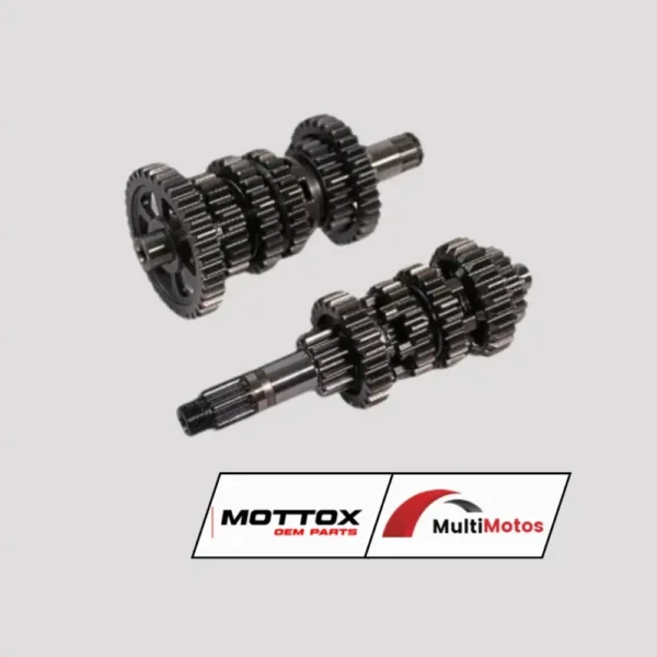 CAJA TRANSMISION DY250 DAYTONA GP1 (4V)/TEKKEN 250 (4V) /LONCIN CR5 250/ RALY 250 (4V) /THUNDER SR71 . EMT:166,5mm / EMB: 185,5 MOTTOX