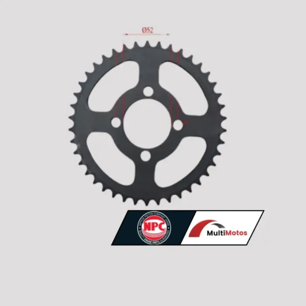 CATALINA BAJAJ DISCOVER 100 / XCD125 420 - 42T NPC