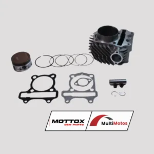 CILINDRO KIT AXXO VIPPER 180 / SHINERAY CITYMAX 175 PIST: 61mm PIN 15mm ALTO 90mm SISTEMA A CADENILLA GRIS MOTTOX