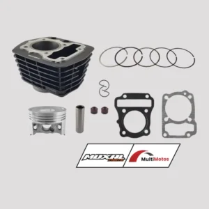 CILINDRO KIT HONDA CB110 TWISTER PIST: 50mm PIN:12mm ALTO:85.5mm 109CC CONCAVO NEGRO MOXAL