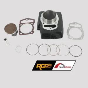 CILINDRO KIT DAYTONA DY200 SHARK 2/ SHARK 3 /AXXO TRX-200/CB200 PIST: 69mm PIN: 17mm ALTO: 103mm 198CC SISTEMA A CADENILLLA NEGRO RCP