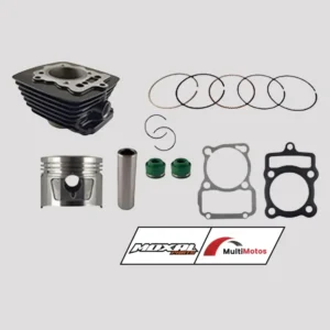 CILINDRO KIT DAYTONA DY150 CRUCERO /ICS150S/SHINERAY ARMY150/XY150 PIST: 62mm PIN: 15mm ALTO: 96.4mm 149cc PISTON KIT ALTO PALILLO NEGRO MOXAL