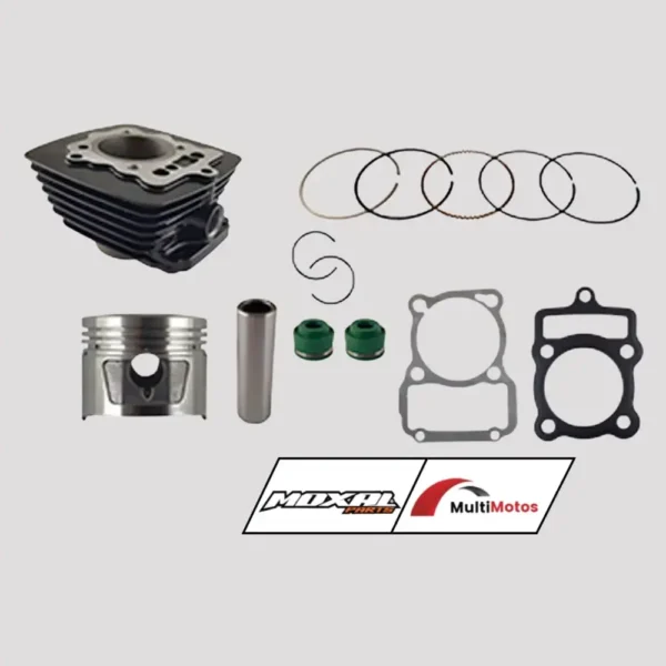 CILINDRO KIT DAYTONA DY150 CRUCERO /ICS150S/SHINERAY ARMY150/XY150 PIST: 62mm PIN: 15mm ALTO: 96.4mm 149cc PISTON KIT ALTO PALILLO NEGRO MOXAL
