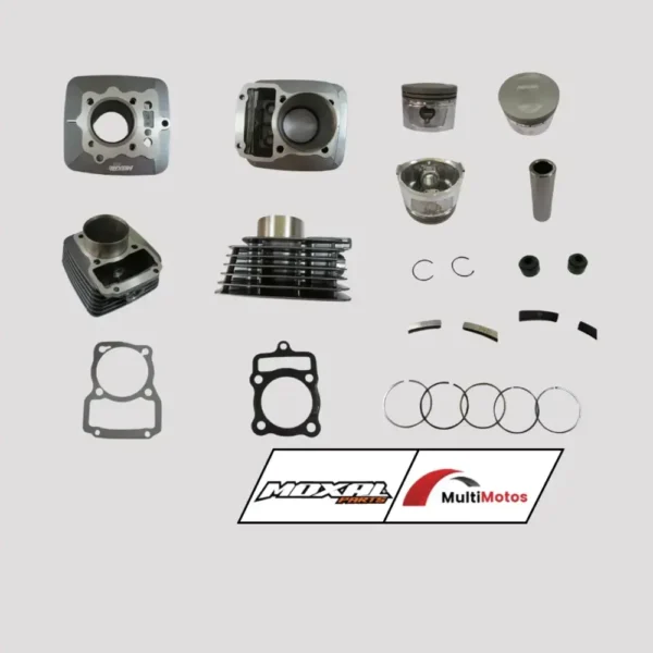 CILINDRO KIT DAYTONA DY 150 EAGLE PIST: 62mm PIN 15mm ALTO 98mm 149cc PISTON ALTO SISTEMA A PALILLO GRIS MOXAL