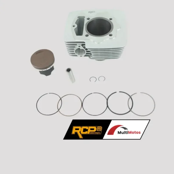 CILINDRO KIT DAYTONA DY 250 SCORPION/ DUKARE DK250/CB250 69mm PIN 17mm ALTO A:109 250CC SISTEMA A CADENILLA PLATA RCP
