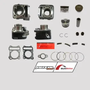 CILINDRO KIT MOTOR1 GNE-151 PIST: 57mm PIN: 14mm ALTO: 103,5mm 148cc SISTEMA A CADENILLA MOXAL