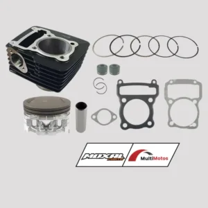 CILINDRO KIT SHINERAY GP200 SPORT PIST: 65,5mm PIN: 13mm ALTO: 96,3mm 200CC SISTEMA A CADENILLA NEGRO MOXAL