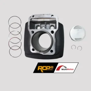 CILINDRO KIT IGM IM150CR7 PIST: 62mm PIN: 15mm ALTO: 96.5mm PISTON BAJO SISTEMA PALILLO NEGRO RCP