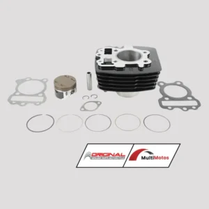 CILINDRO KIT BAJAJ PULSAR135 PIST: 54mm PIN:14mm ALTO: 96mm 134.66CC PLANO NEGRO RCP